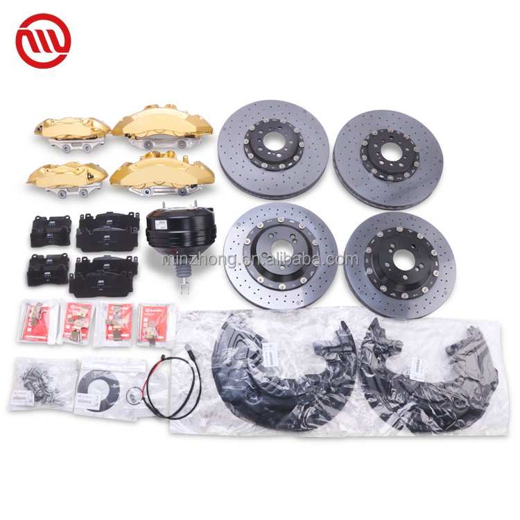 6POT Brake Caliper 420mm /410mm /420mm Ceramic Brake Disc With Matching Brake Ceramic Pads Kit for BMW M3 M4 Front and Rear Kit